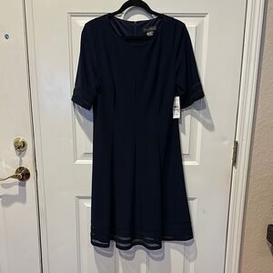 Elegant Navy Blue Dress size 12